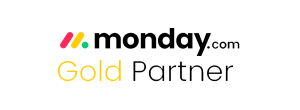 monday.com gold partner logo