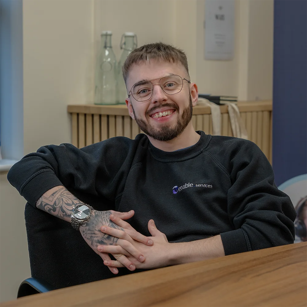 Zac posing for the camera