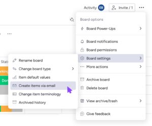 How to Create a monday.com Board Item Via Email | enable.services
