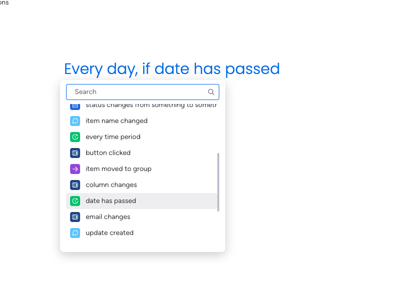 screenshot date has passed option automation