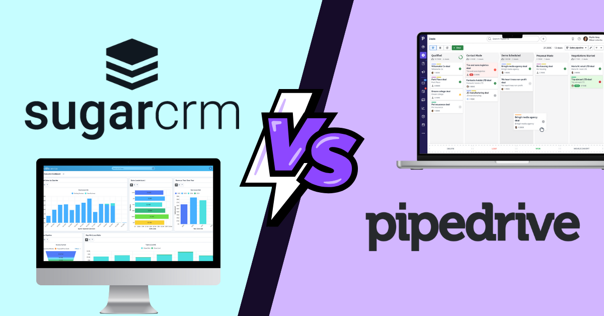 SugarCRM vs Pipedrive