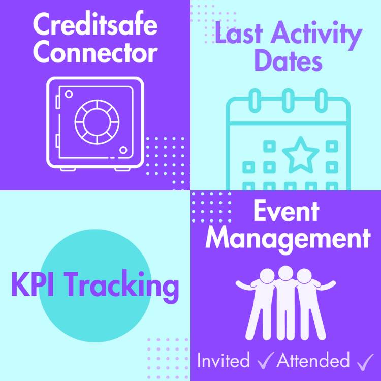 Creditsafe, last activity, kpi tracking, event management