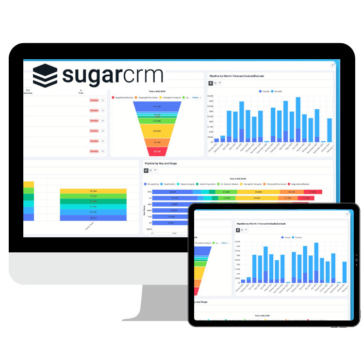 SugarCRM Dashboard graphic