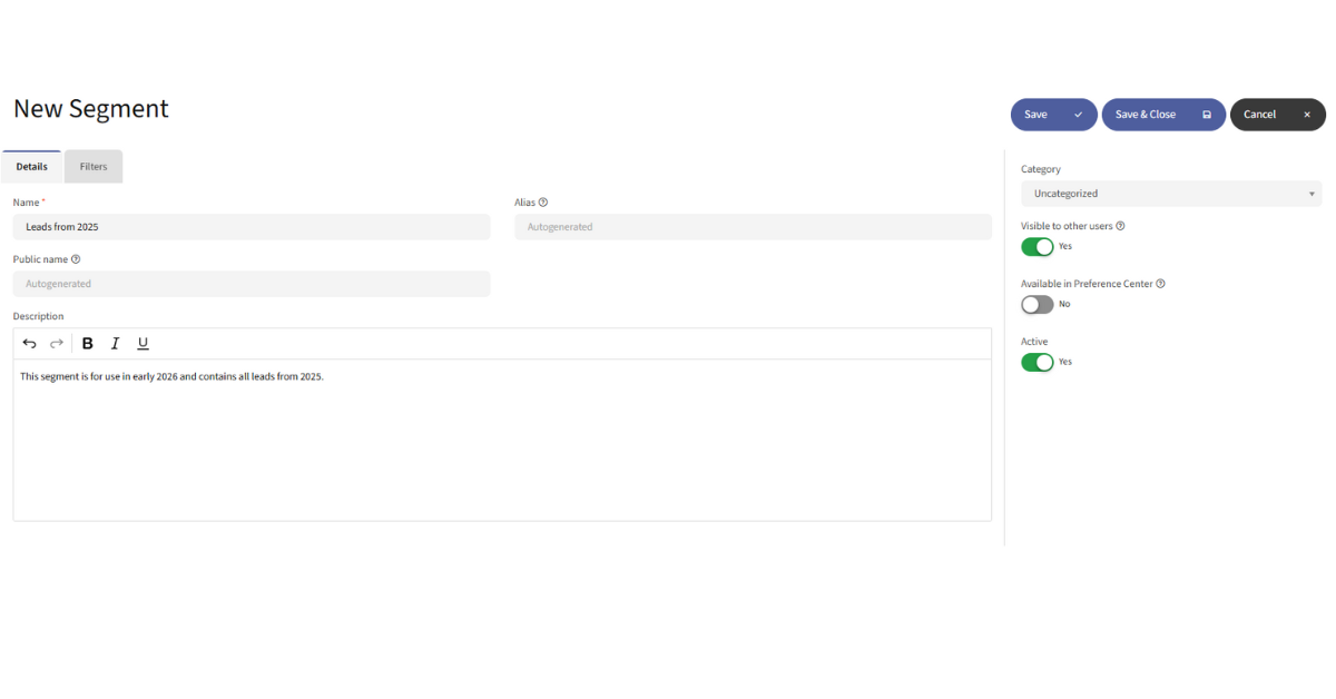 Beginners’ Guide to Mautic: How to create a segment | blog