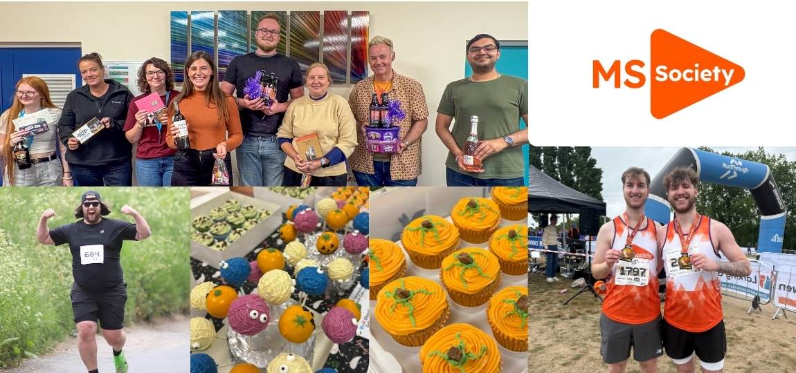 MS Society collage of enable.services fundrasiers