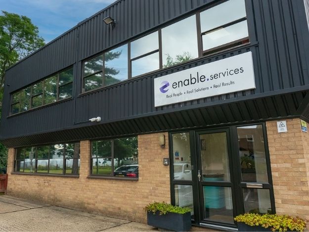 Exterior of enable.services office