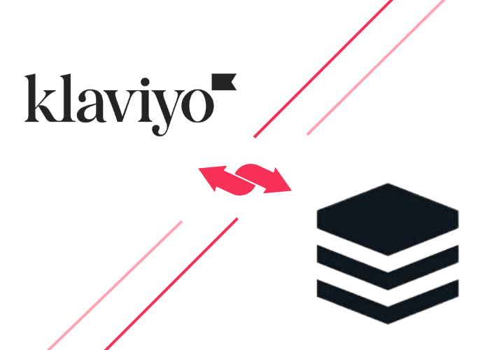 Image of Klaviyo and SugarCRM logos with arrows inbetween