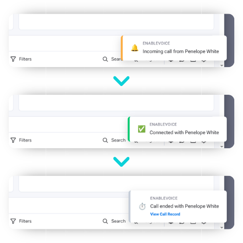 graphic showing the monday.com call notification pop-up