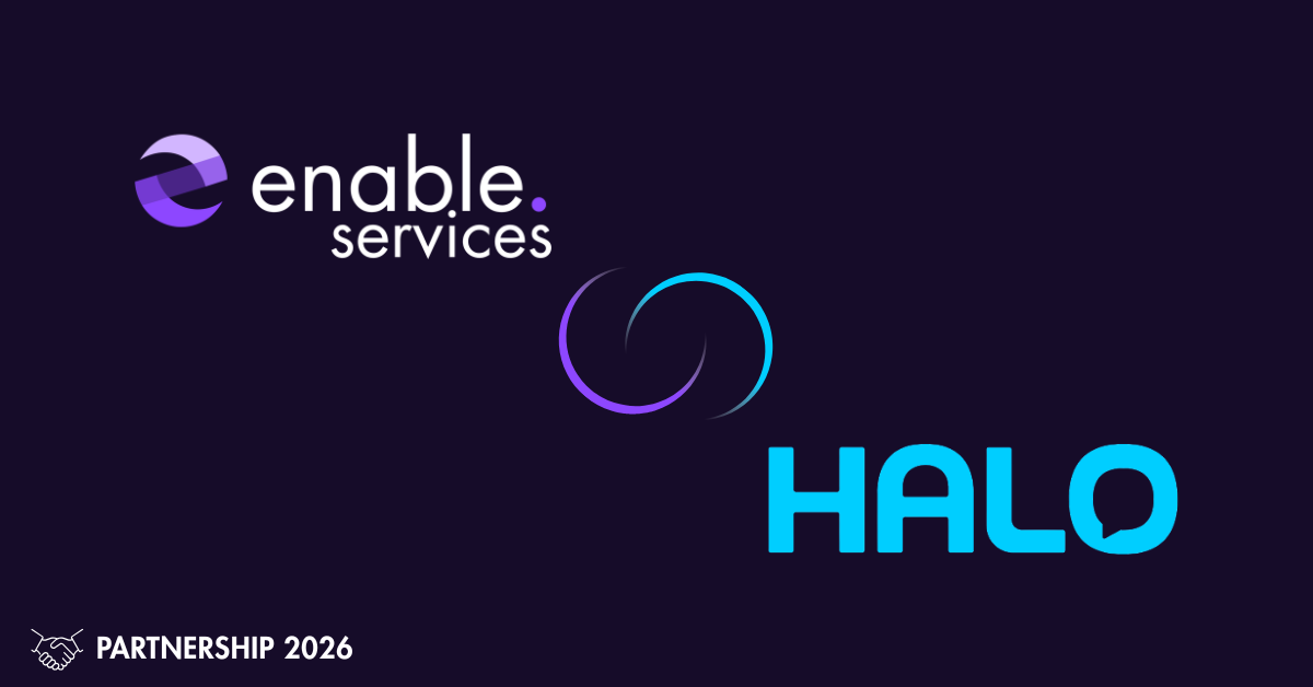 enable.services & Halo announcement image.