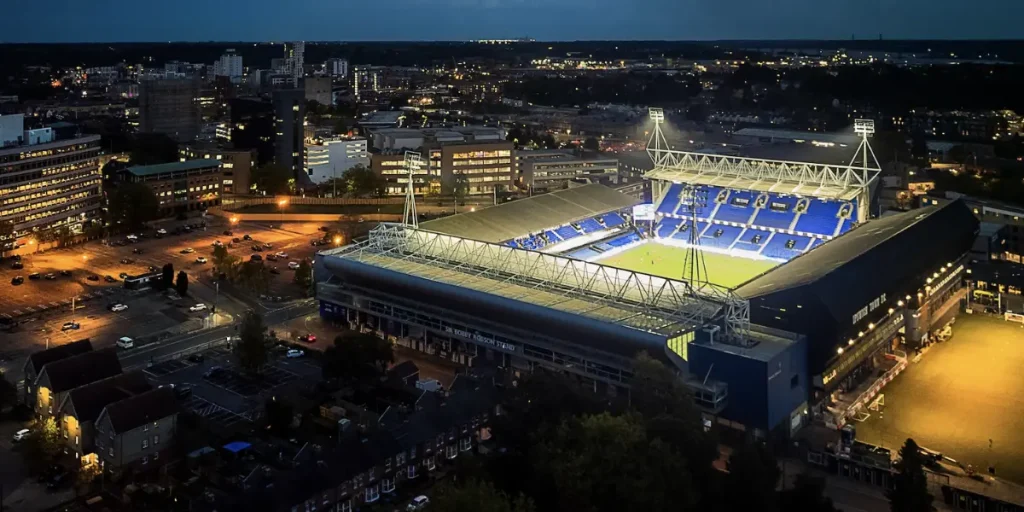 Image over ipswich town fc showing the stadium