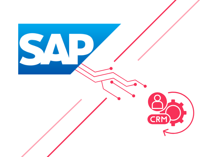 SAP and crm connection graphic